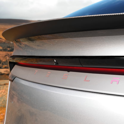 IPG Decorative for Tesla Model 3/Y/S/X/Performance Tailgate Letters Emblems (2 Units) Sticker Wrap Kit Decals Stickers Protector