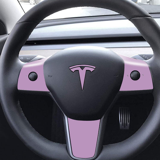 IPG Decorative for Tesla Model 3 Steering Wheel Wrap-Emblem Protector