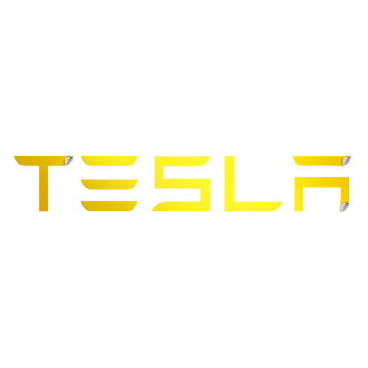 IPG Decorative for Tesla Model 3/Y/S/X/Performance Tailgate Letters Emblems (2 Units) Sticker Wrap Kit Decals Stickers Protector