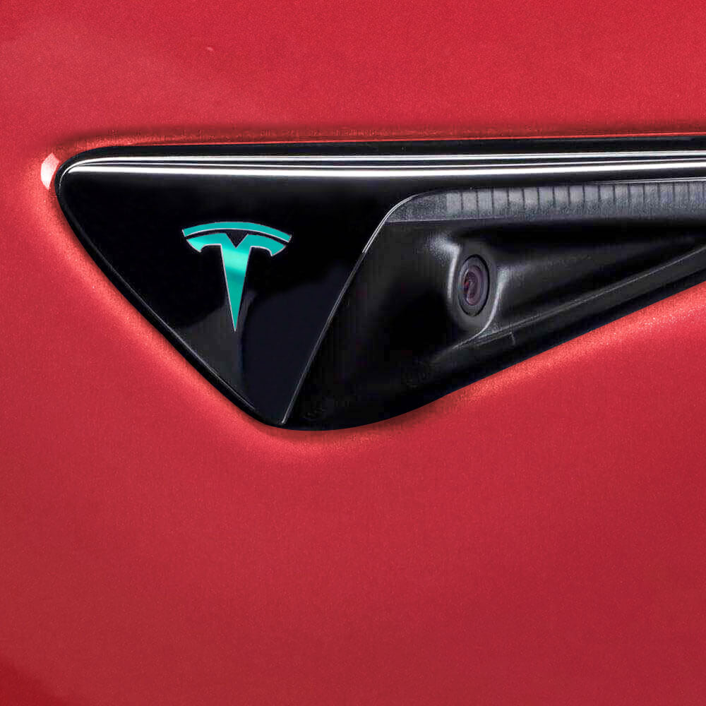 Tesla Model 3 için IPG Dekoratif Koruyucu Amblem Sticker Etiket Aksesuar Vinil (9 Logo Set)