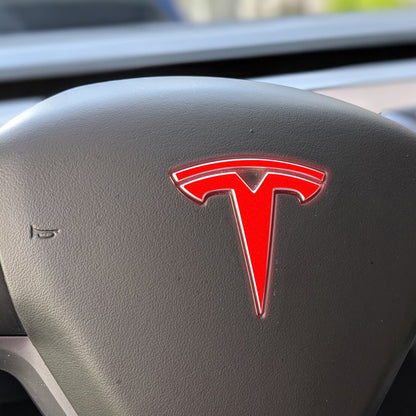 Tesla Model 3 için IPG Dekoratif Koruyucu Logo Amblem Sticker Etiket Aksesuar Vinil (9 Logo Set)(Reflektif Serisi)