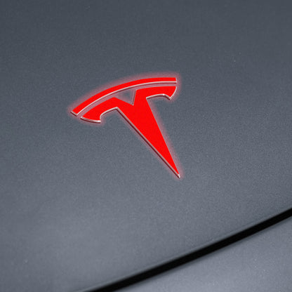 Tesla Model 3 için IPG Dekoratif Koruyucu Logo Amblem Sticker Etiket Aksesuar Vinil (9 Logo Set)(Reflektif Serisi)