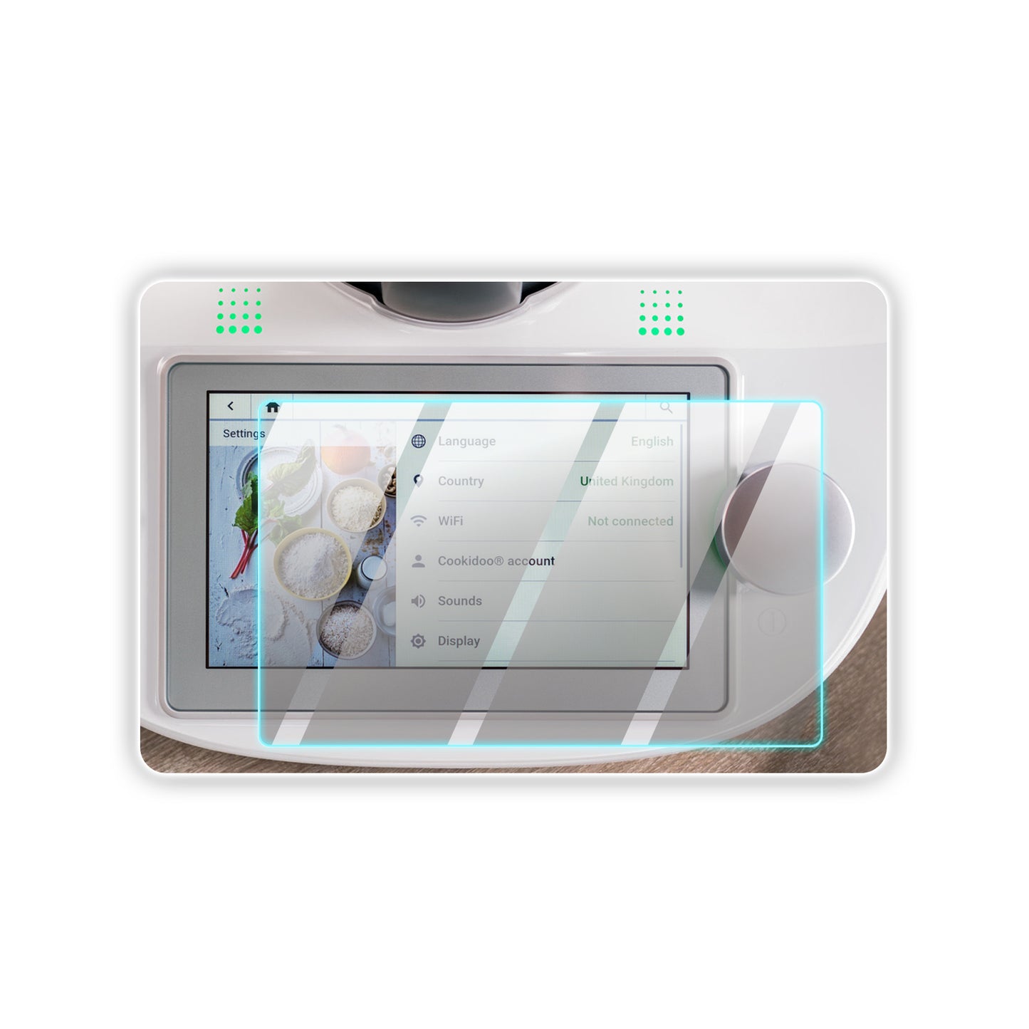 Vorwerk Thermomix TM6 Dokunmatik Ekran için 9H Nano IPG ProActive Ekran Koruyucu