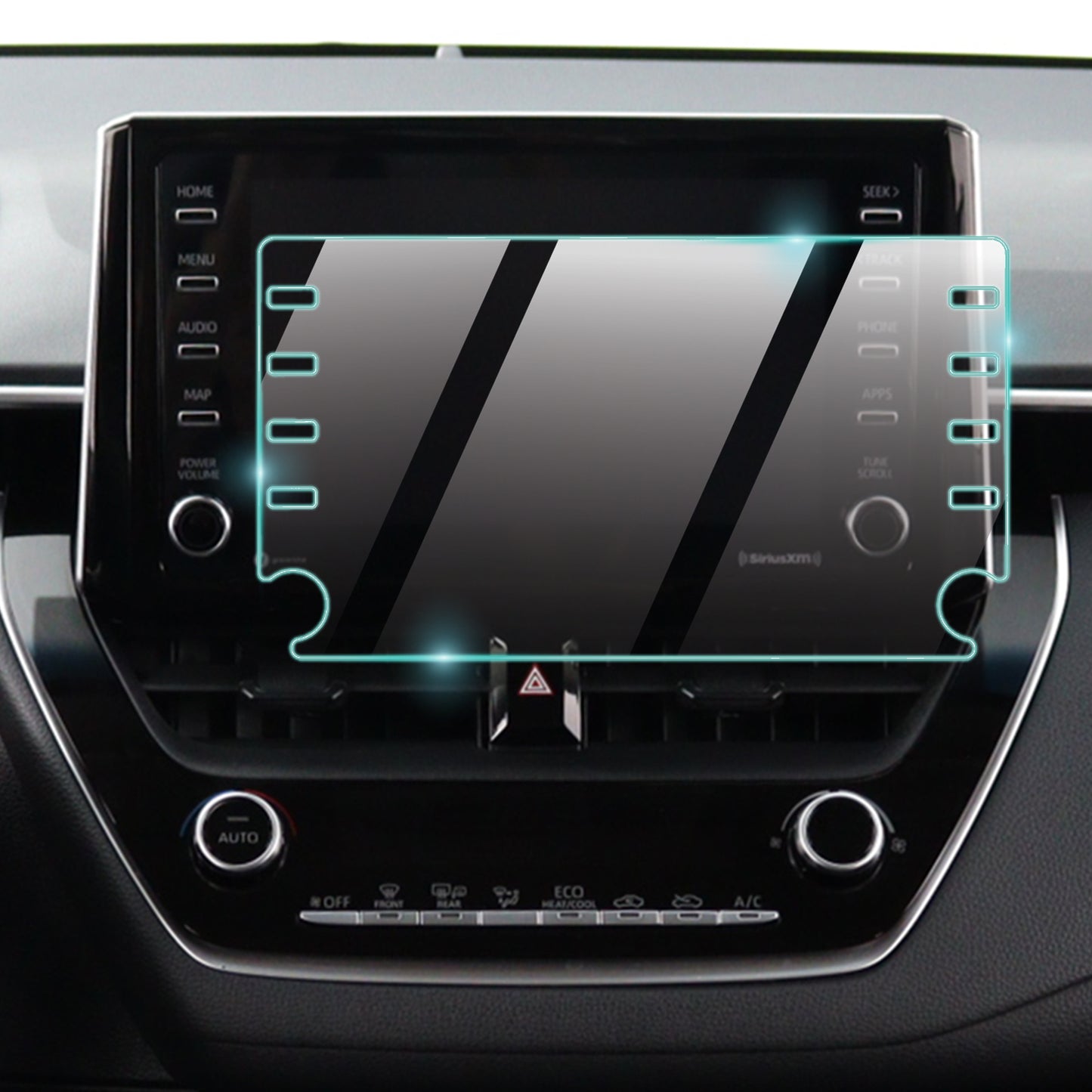 Toyota Corolla 2020-2022 8" inç Navigasyon için 9H Nano IPG ProActive Ekran Koruyucu