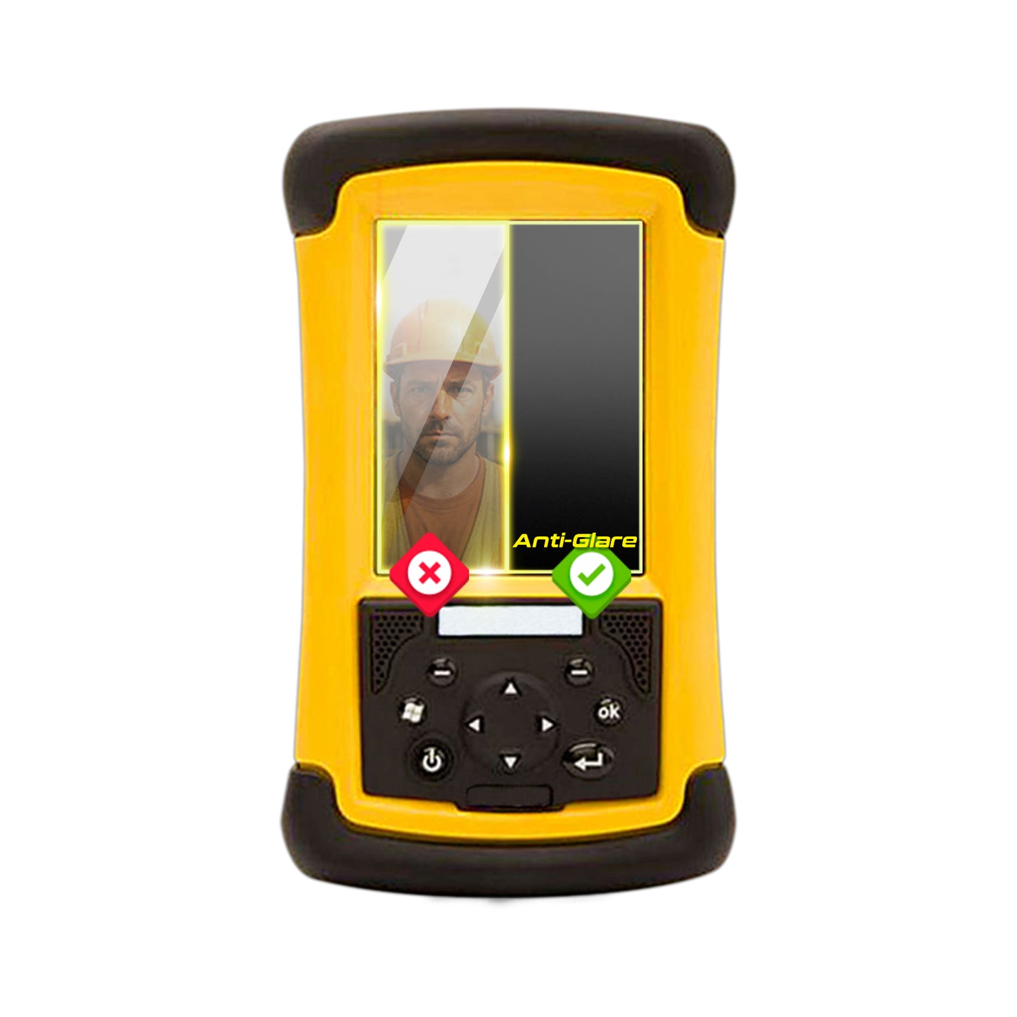 Trimble Recon Handheld Rugged PDA Veri Toplama PC El Cihazı için IPG Anti-Glare Yansıma Önleyici Ekran Koruyucu 