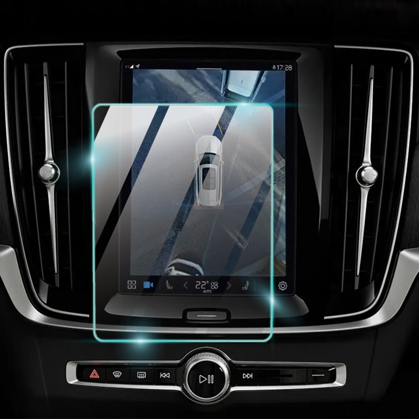 2026 Volvo S90 11.2" İnç Navigasyon Ekranı için 9H Nano IPG ProActive Ekran Koruyucu