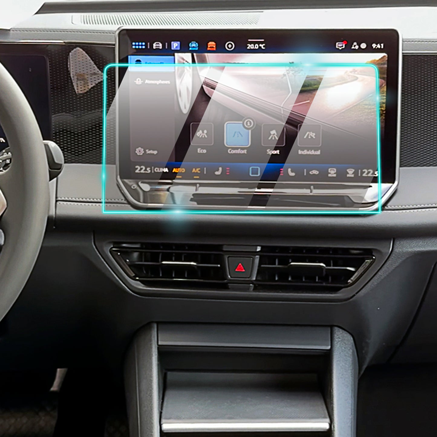 IPG ProActive for Volkswagen 2025 Tiguan eTSI 12.9" inch Navigation SCREEN Protector