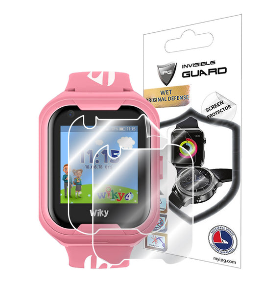 IPG Original for Wiky Watch 4G Smart Kids Watch Children SCREEN Protector (2 Units) (Hydrogel)