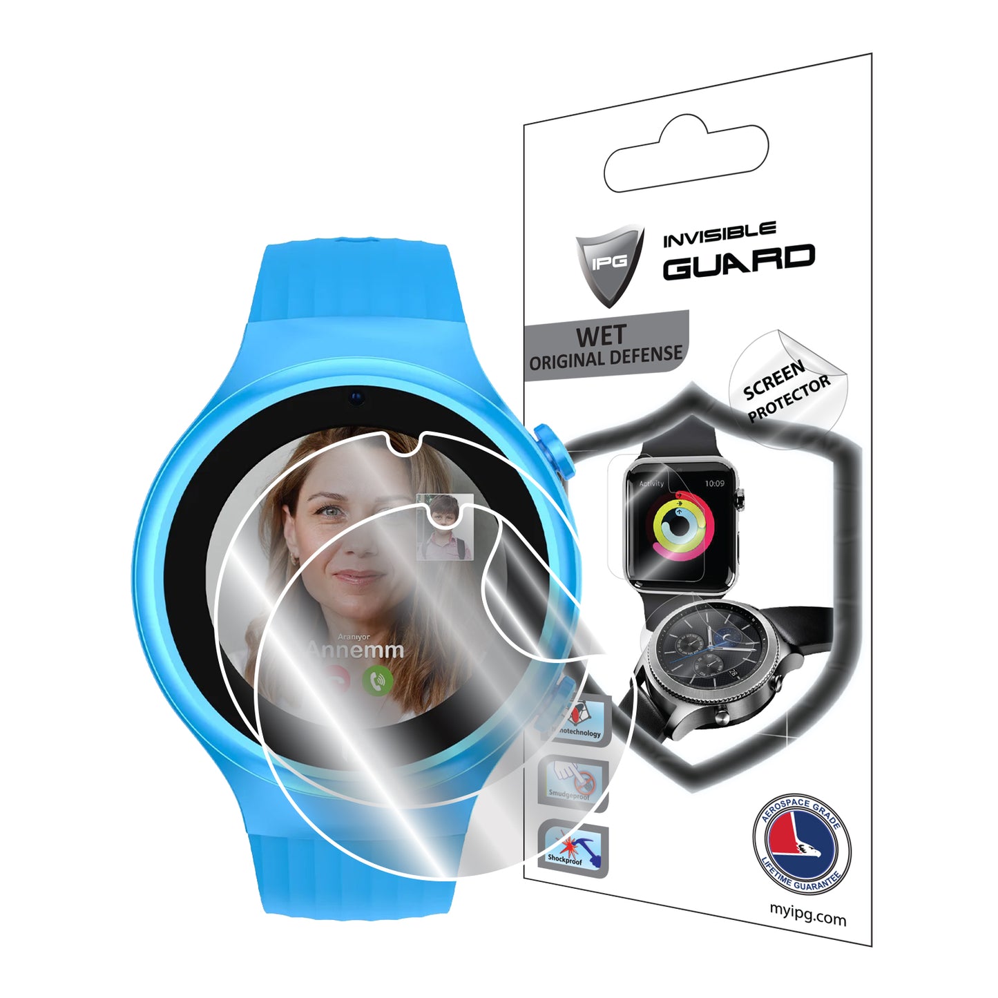 IPG Original for Wiky Watch 5S Smart Kids Watch Children SCREEN Protector (2 Units) (Hydrogel)