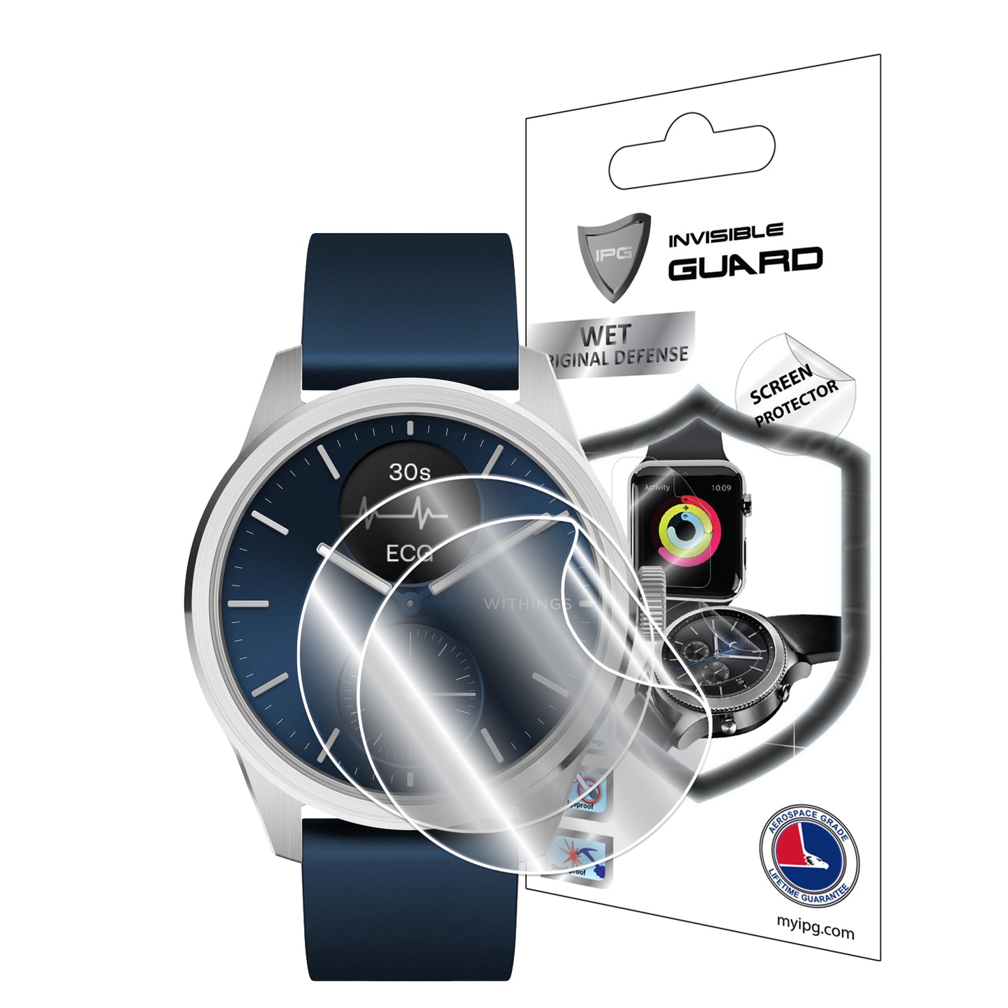 IPG Original for Withings ScanWatch 2 2025 Edition 38mm - 42mm Watch SCREEN Protector (2 Units) (Hydrogel)