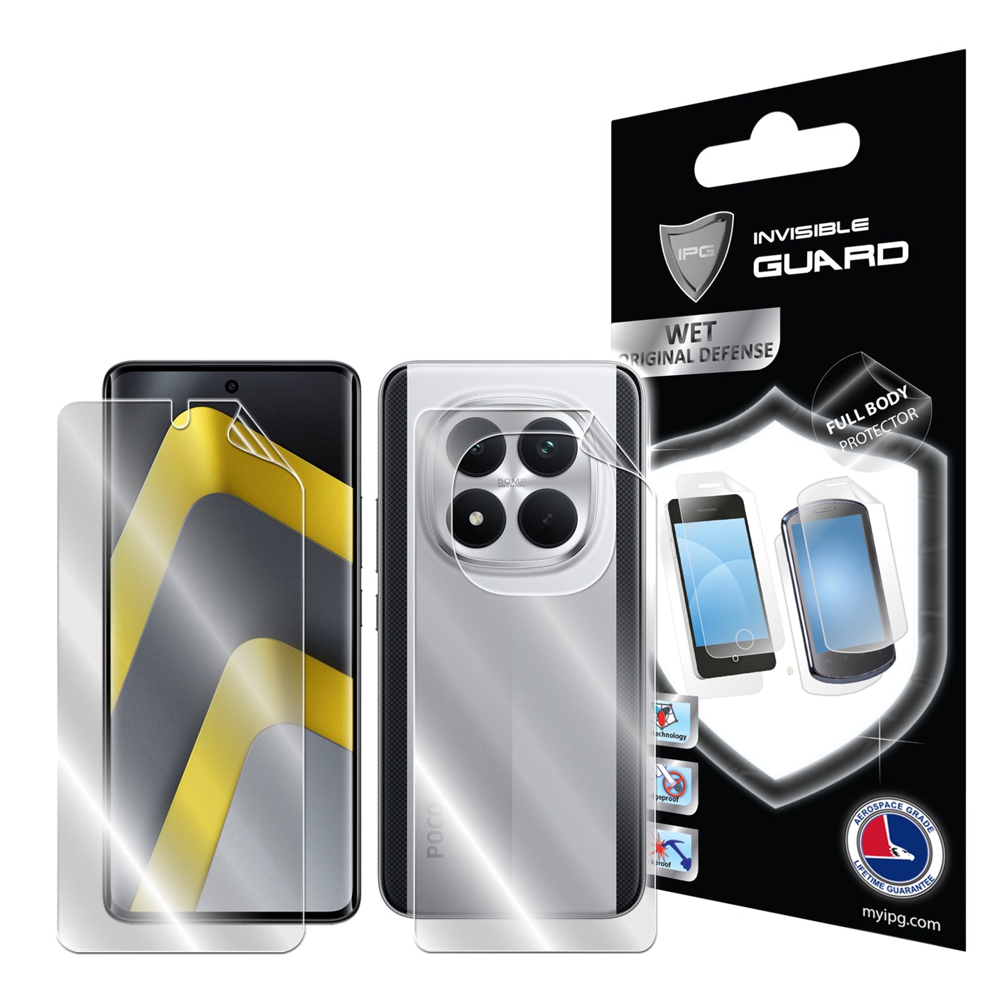  Xiaomi Poco M8 Pro için IPG Orijinal Tam Kaplama Ekran Koruyucu (Hidrojel)