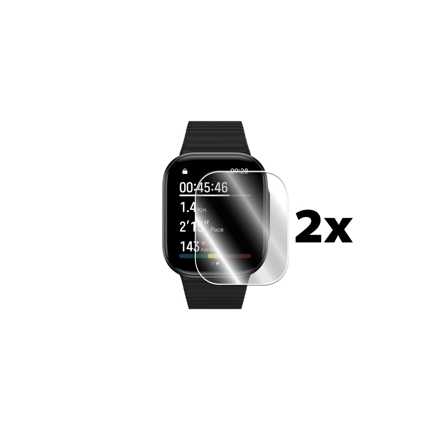 Xiaomi Redmi Watch 6 Lite Akıllı Saat için IPG Orijinal Ekran Koruyucu (2 Adet) (Hidrojel)