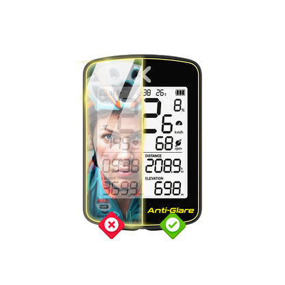 IPG Anti-Glare for Xoss G+ Gen2 Bike Computer ANTI-GLARE SCREEN Protector (2 Units)