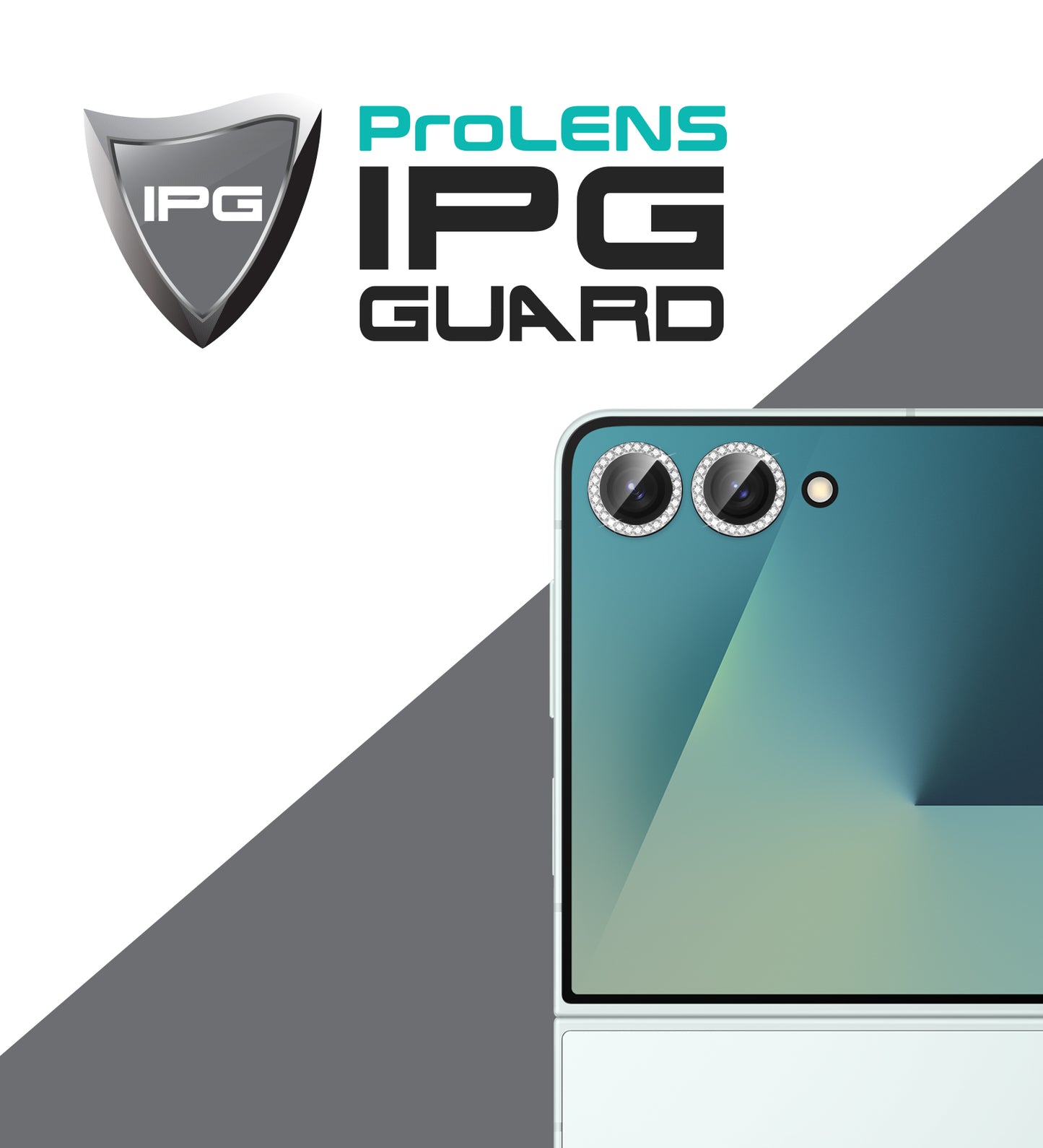 IPG ProLens Samsung Galaxy S25 Ultra için Elmas - Taşlı Kamera Lens Koruyucu (4 Farklı Renk Seçeneğiyle)
