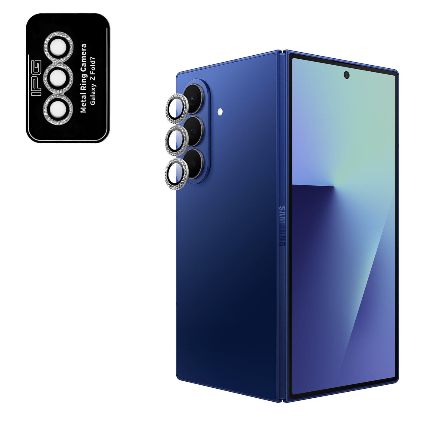IPG ProLens Samsung Galaxy S25 Ultra için Elmas - Taşlı Kamera Lens Koruyucu (4 Farklı Renk Seçeneğiyle)