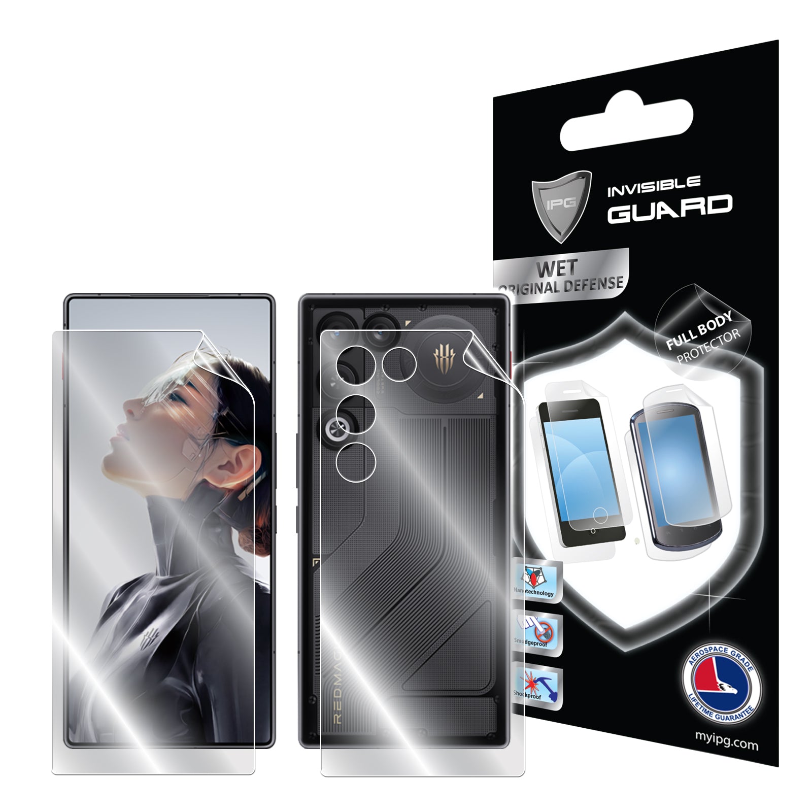 IPG Original for Nubia RedMagic 11 Air FULL BODY Protector (Hydrogel ...